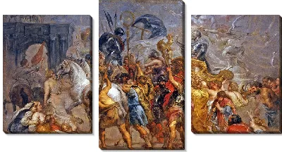 Картина Триумфальный въезд Генриха IV в Париж