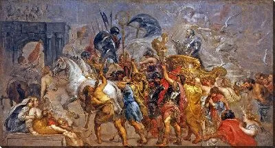 Картина Триумфальный въезд Генриха IV в Париж