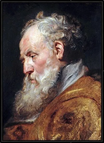 Картина Этюд головы (Святой Амвросий)