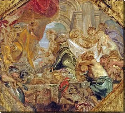 Картина Соломон принимает царицу Савскую