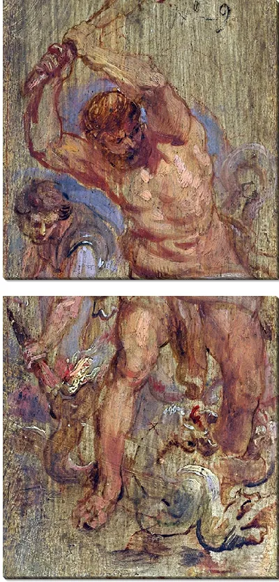 Картина Геракл убивает гидру