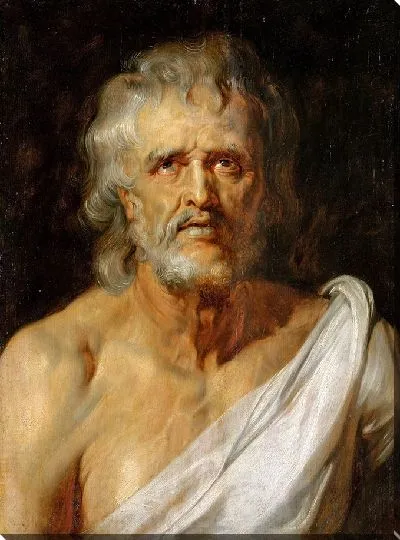 Картина Поясной портрет философа Сенеки.