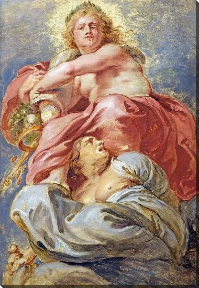 Картина Награда Джеймса I, торжествующая над алчностью