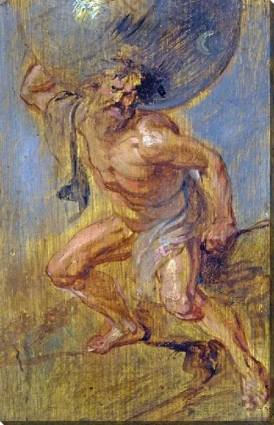 Картина Атлас, поддерживающий Небеса