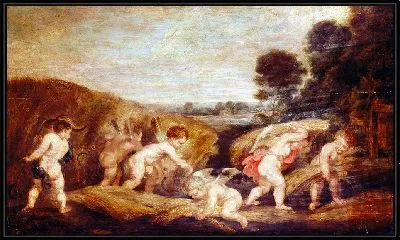 Картина Сбор урожая Купидонов