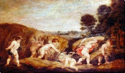 Картина Сбор урожая Купидонов