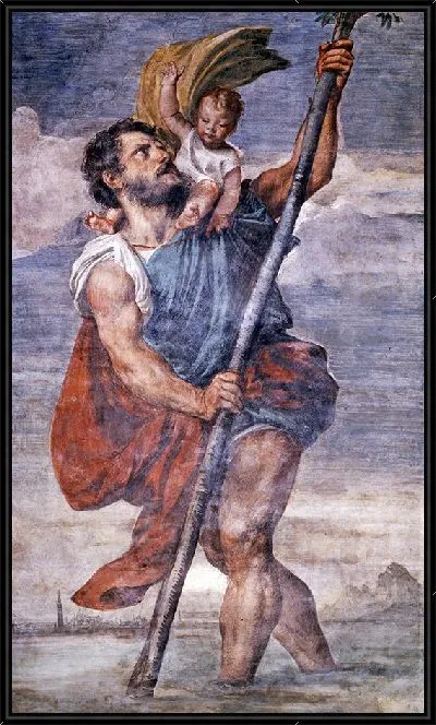 Картина Святой Кристофер