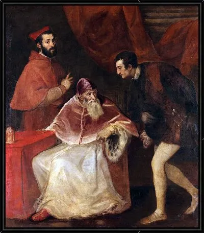 Портрет Папы Павла III с внуками