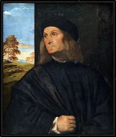 Портрет венецианского художника Джованни Беллини.