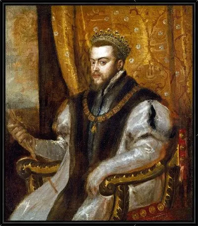 Король Испании Филипп II