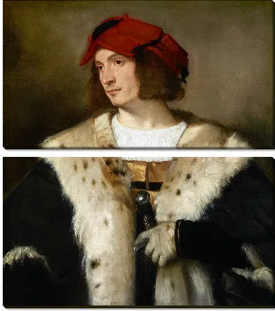 Портрет мужчины в красной шляпе