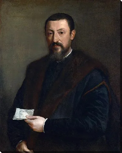 Картина Портрет друга Тициана (Марко Мантова Бенавидес)