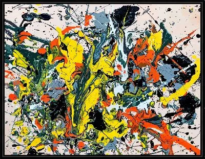 Картина Брызги арт №3