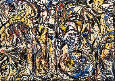 Картина маслом Брызги арт №10