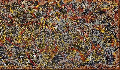 Картина маслом Брызги арт №11