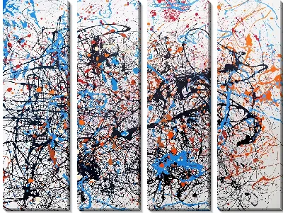 Модульная картина Брызги арт №13