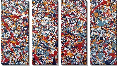 Модульная картина Брызги арт №14