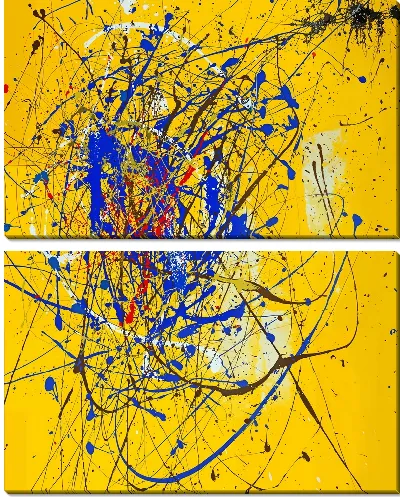 Модульная картина Брызги арт №16