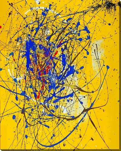 Картина маслом Брызги арт №16