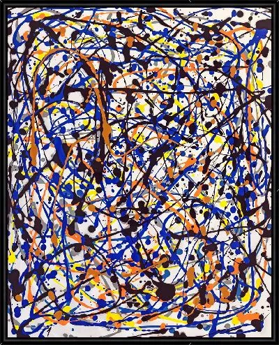 Картина Брызги арт №20