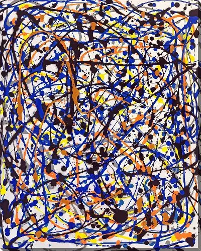 Картина маслом Брызги арт №20