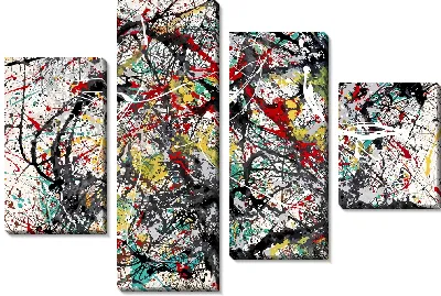 Модульная картина Брызги арт №25