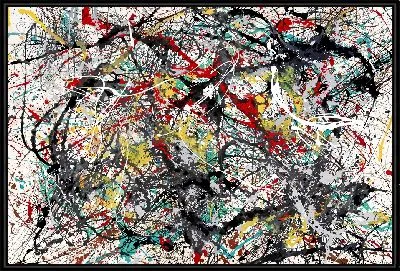 Картина Брызги арт №25