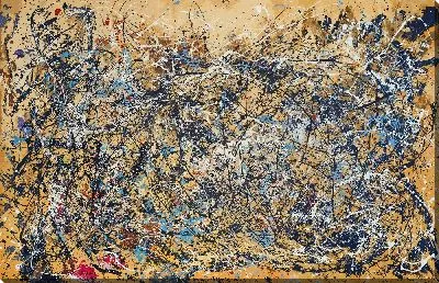 Картина маслом Брызги арт №27