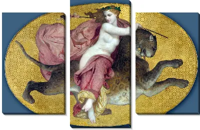 Картина Вакханка на пантере