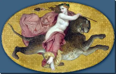 Картина Вакханка на пантере