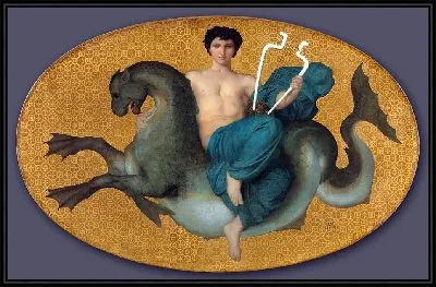 Картина Арион на морском коньке