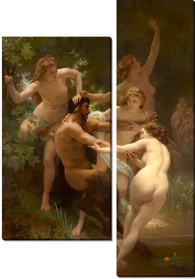 Картина Нимфы и Сатир