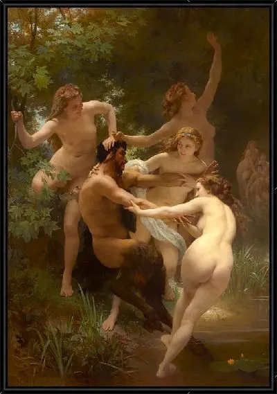 Картина Нимфы и Сатир