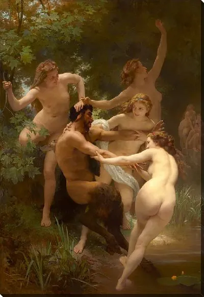 Картина Нимфы и Сатир