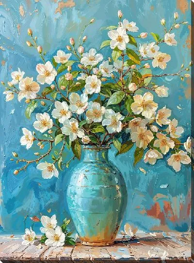 Картина маслом Жасмин №7