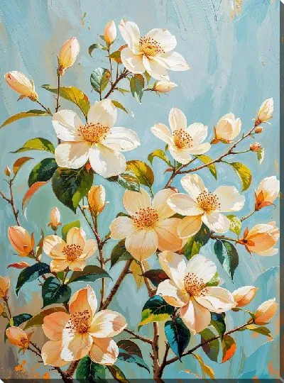 Картина маслом Жасмин №14