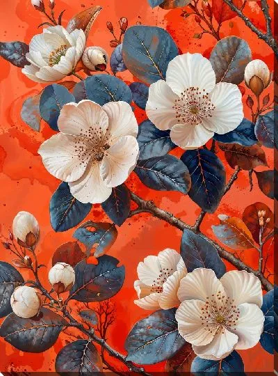 Картина маслом Жасмин №17