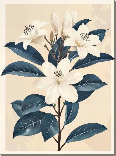 Картина маслом Жасмин №19