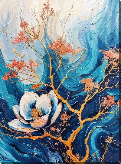 Картина маслом Жасмин №41