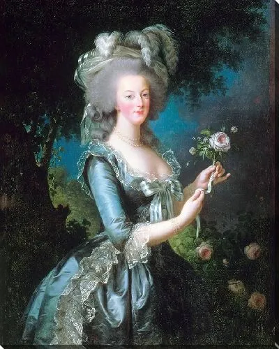 Картина Мария-Антуанетта с розой