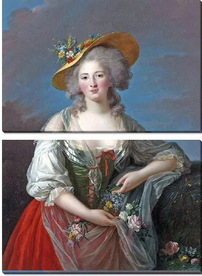 Картина Элизабет-Филипп-Мария-Элен из Франции, сказала мадам Элизабет