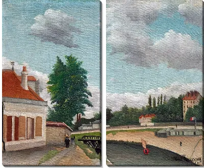 Картина Окраины Парижа