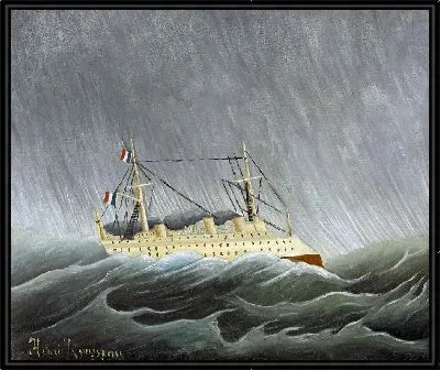 Картина Корабль в шторме