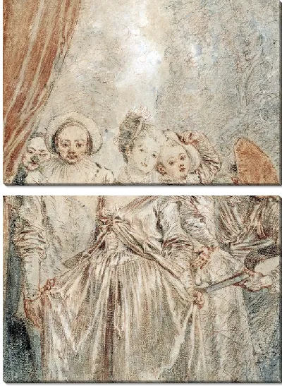 Картина Труппа итальянского театра