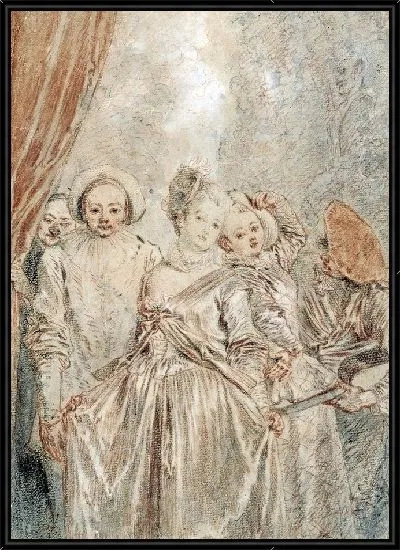 Картина Труппа итальянского театра