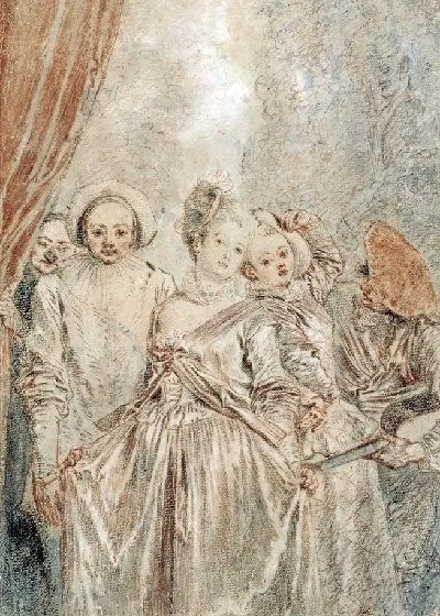 Картина Труппа итальянского театра