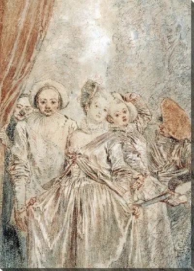 Картина Труппа итальянского театра