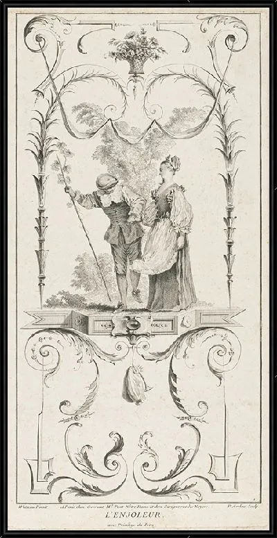 Картина Уговорщик, Арабески