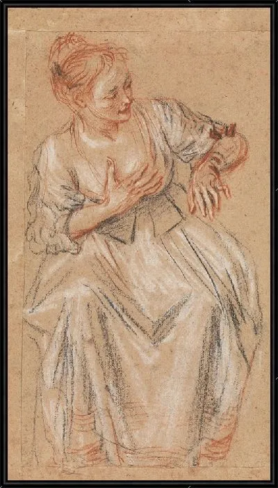 Картина Сидящая женщина