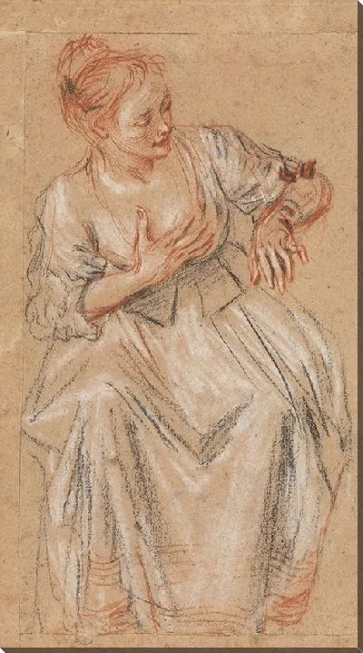 Картина Сидящая женщина